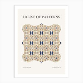 Tile Pattern Poster 59 Art Print