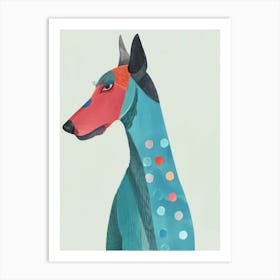 Doberman Canvas Print Art Print