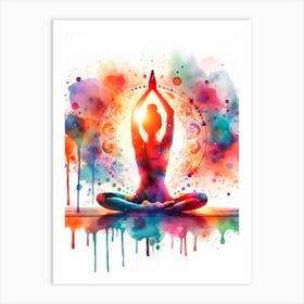 Yoga Pose 4 Art Print