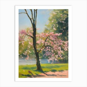 Flowering Cherry Tree Watercolour Art Print