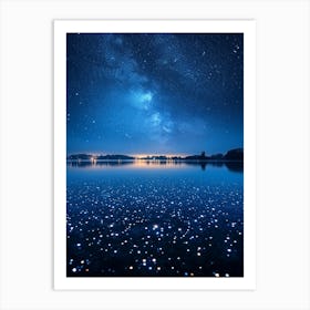 Night Sky With Stars 11 Art Print