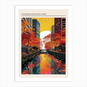 Cheonggyecheon Park Seoul 3 Art Print