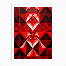 Geometric Pattern Illustration 5 Art Print