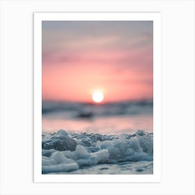 Sea Sunset Art Print