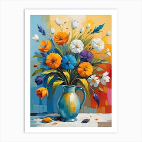 Flowers In A Vase 22 Art Print