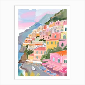 Amalfi Coast La Dolce Vita Poster 2 Art Print