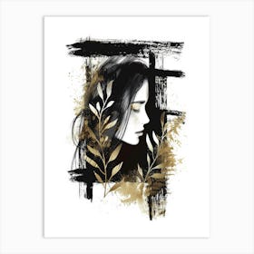 Portrait Of A Woman 136 Art Print