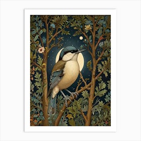 William Morris Owl In The Forest Art Print