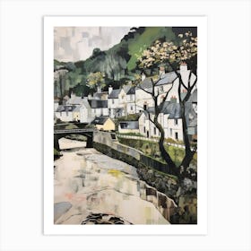 Lynton And Lynmouth (Devon) Painting 1 Art Print