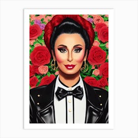 Cher Illustration Movies Art Print