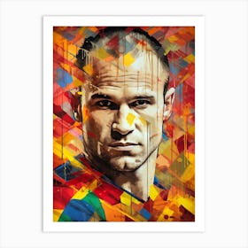 Andres Iniesta (3) Art Print