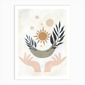 Sun And Moon 2 Art Print