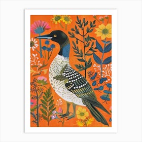 Spring Birds Common Loon 2 Art Print