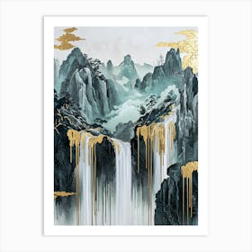 Brooks Range Golden Peaks Art Print