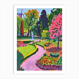 Kensington Gardens London Parks Garden 8 Painting Art Print