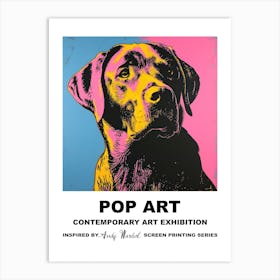 Poster Dog Pop Art 4 Art Print