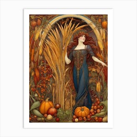 Pumpkin Patch D6 300 Art Print