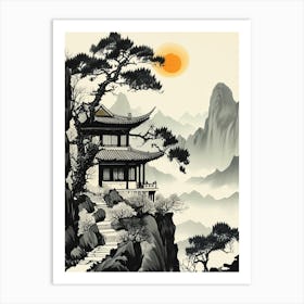 Chinese House Art Print