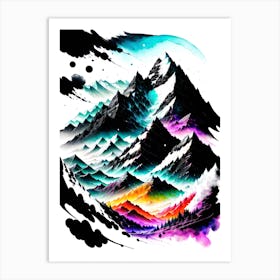 Mountains In The Sky 1 Art Print
