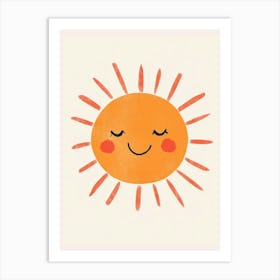 Happy Sun Art Print