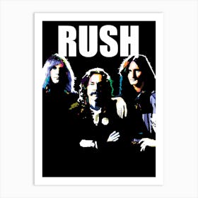 Rush Band Art Print