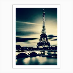 Eiffel Tower In Paris 3 Art Print