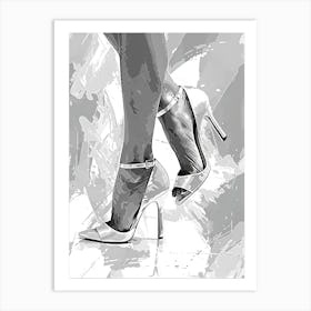 High Heeled Shoes 8 Art Print