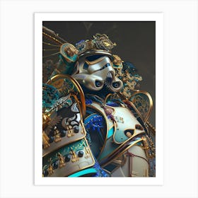 Stormtropper As A Vintagepunk Samurai 13 Art Print