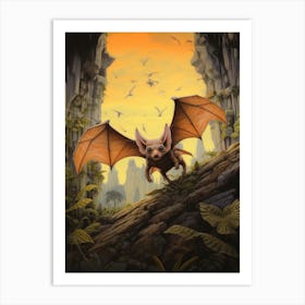 Malagasy Mouse Eared Bat 2 Art Print