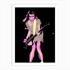 kim gordon sonic youth Art Print