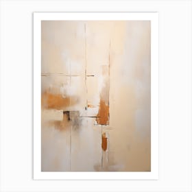 Amale0130 Abstract Beige Painting 69d4de9c 5f32 4640 9ba7 Adc2022e10c7 Art Print