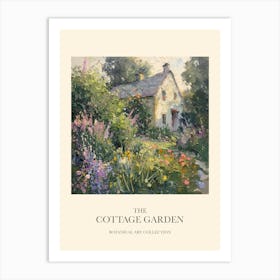 Flower Symphony Cottage Garden Poster 6 Art Print