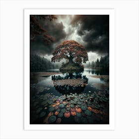 Autumn Tree Art Print