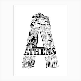 Athens Art Print