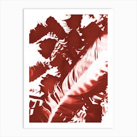 Red Feathers Art Print