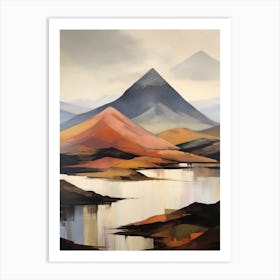 Ben Vorlich Loch Earn Scotland 4 Mountain Painting Art Print