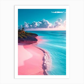 Pink Sand Beach 1 Art Print