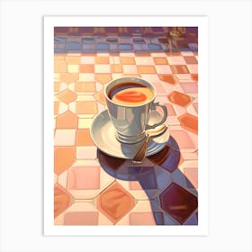 Caffe Latte Art Print