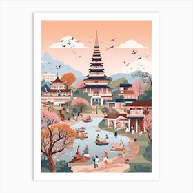 The Lumbini Nepal Art Print