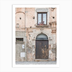 Old Buildings In Calabria In Italy Art Print