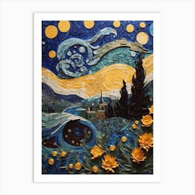 Starry Night 14 Art Print