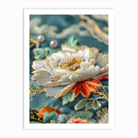 Chinese Embroidery 1 Art Print