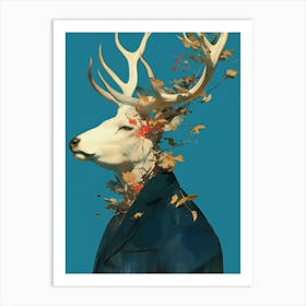 Deer Head Art Print