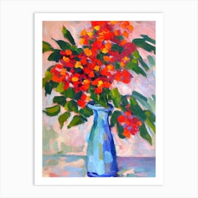 Laurel  Matisse Style Flower Art Print