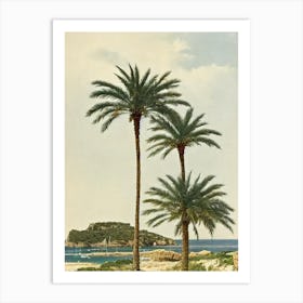 Cala Pregonda Menorca Spain Vintage Art Print