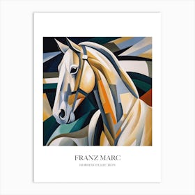 Franz Marc Inspired Horses Collection Painting 05 Art Print