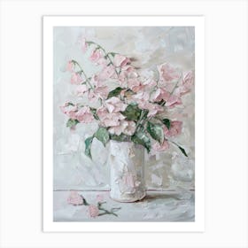 A World Of Flowers Sweet Peas 2 Painting Art Print