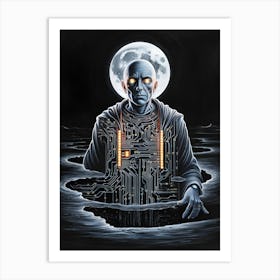 Man In The Moon Art Print