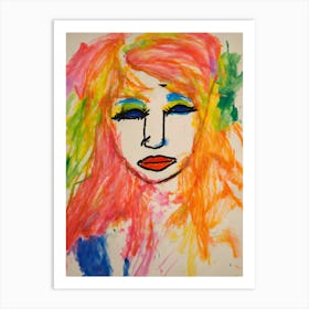 Portrait Of A Girl 6 Art Print