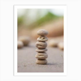 Stack Of Stones Art Print